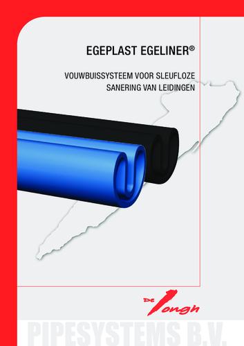 Egeplast EGELINER Vouwbuissysteem voor sleufloze sanering van leidingen
